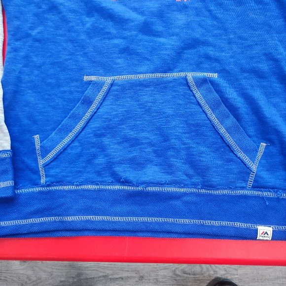 Chicago Cabs blue & grey long sleeve hoodie with kangaroo pocket men's size M - Picture 5 of 5